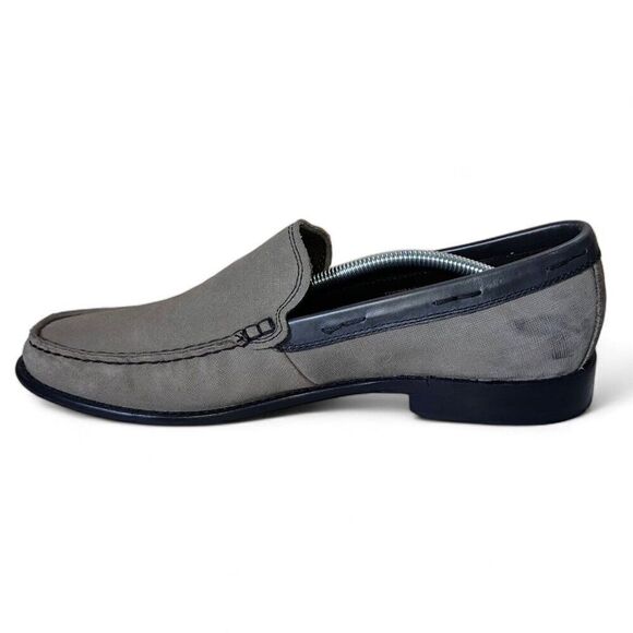 John Varvatos USA Star Slip-on Loafers Brown / Grey Suede 7475 Men\'s 10M‎ main image 8